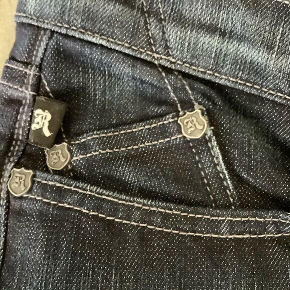 ROCK & REPUBLIC DARK WASH BOOTCUT JEANS SZ 29 - Picture 9 of 12
